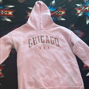 Pink Chicago Hoodie